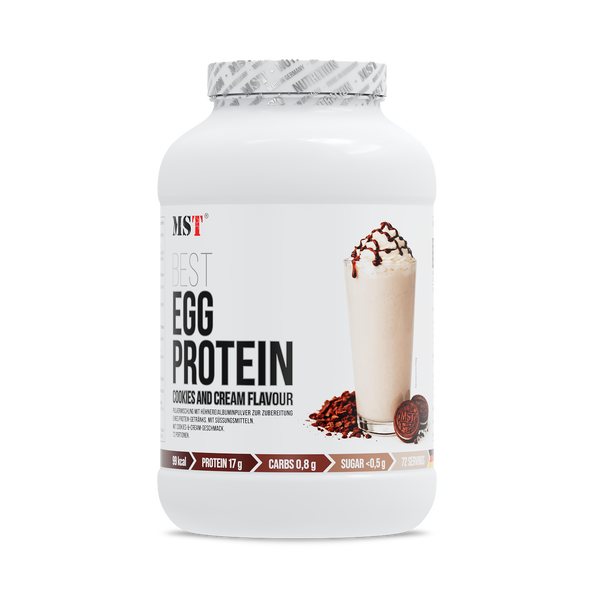 Protein EGG White 1800г со вкусом "Печенье и сливки"